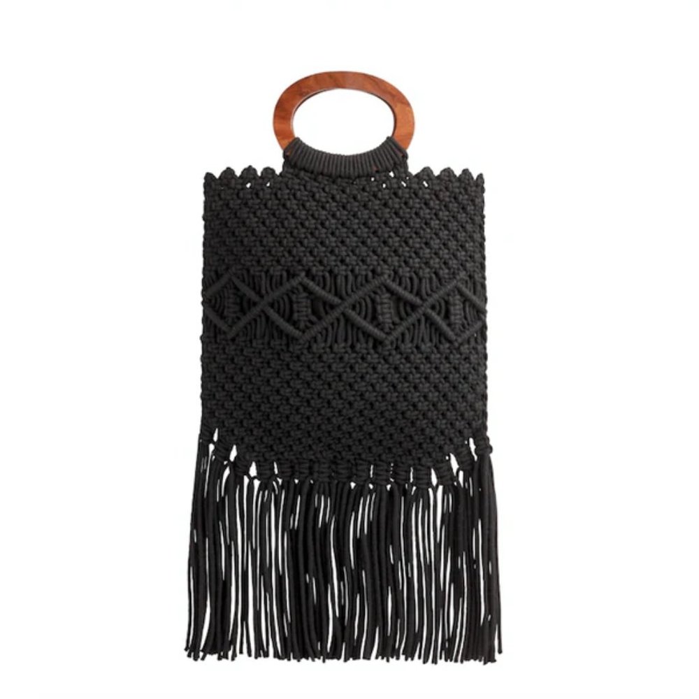 NWT/NIP Danielle Nicole Macrame Handbag